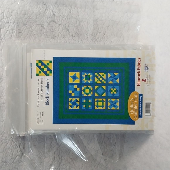 Sampler Quilt patterns #2-12 Jacob's ladder - Picture 2 of 3